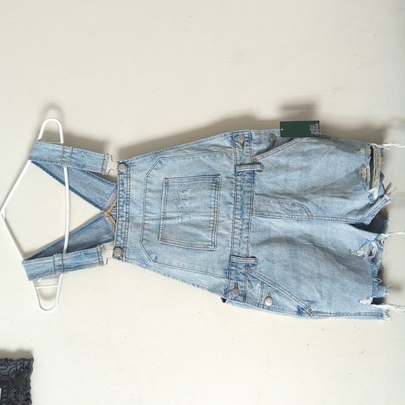 Wild Fable Distressed Jeans Shorts Overall - Picture 2 of 12